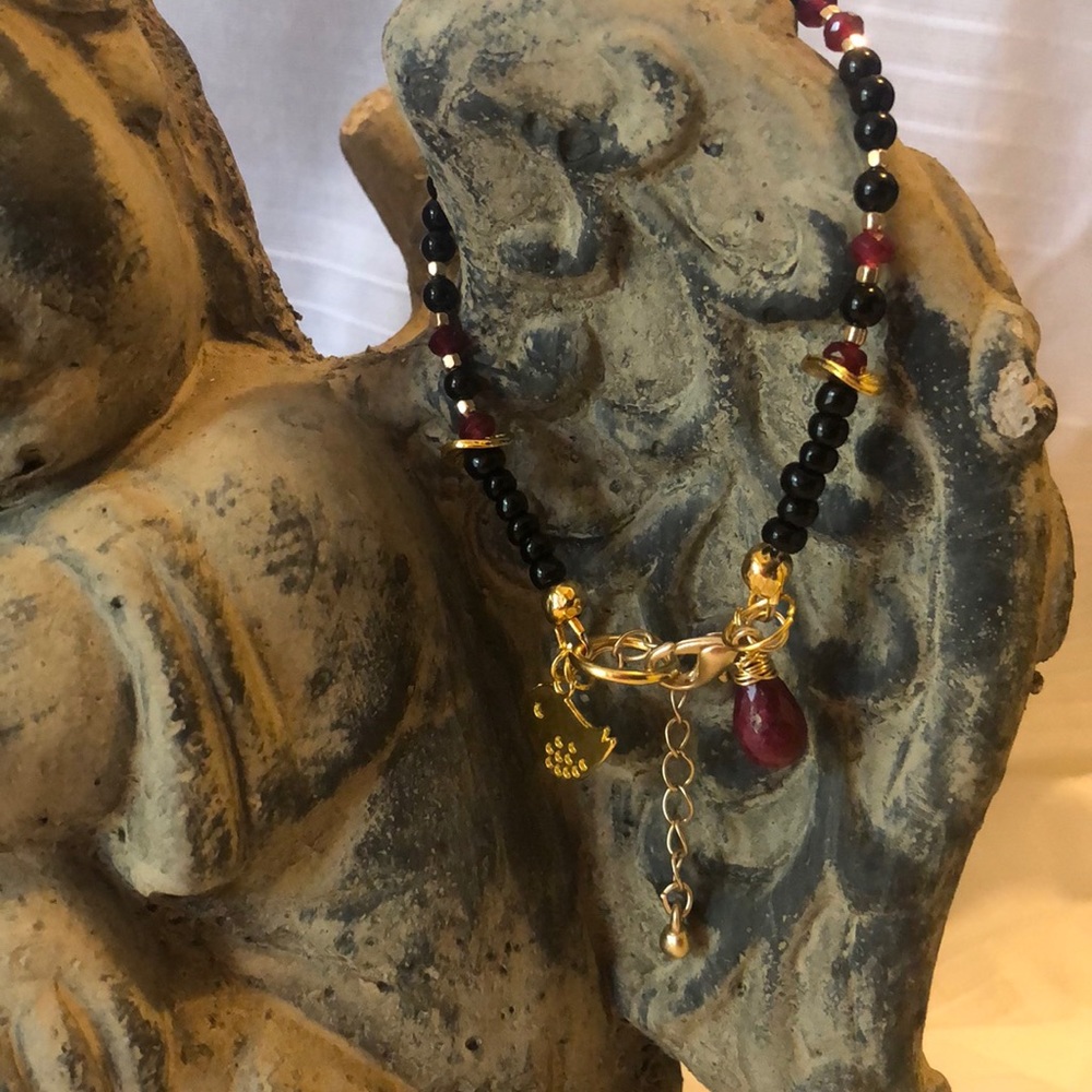 RED RUBY AND BLACK ONYX - Picture 6 of 8